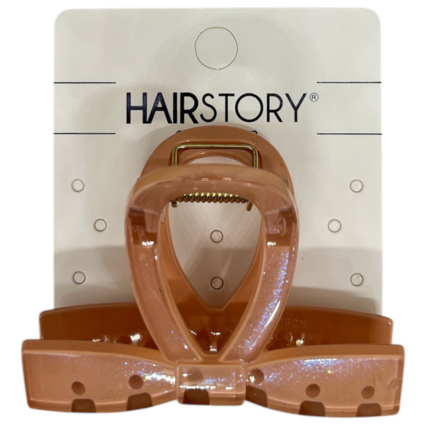 HAIRSTORY D902 Shimmer Charm Knot Hair Claw Clamp