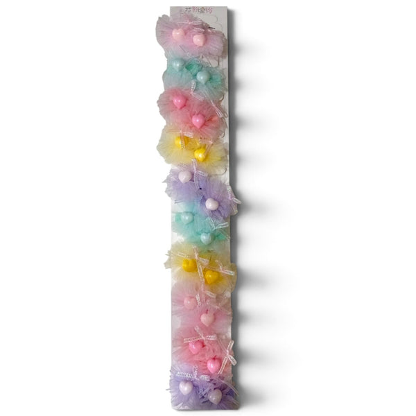 HAIRSTORY Tulle Heart Hair Clip