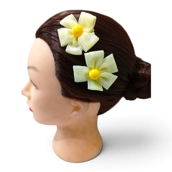HAIRSTORY Organza Flower Hair Clip