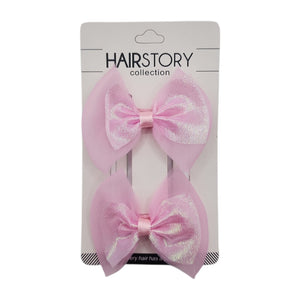 HAIRSTORY Metallic Ribbon Pin Curl (001-MR)