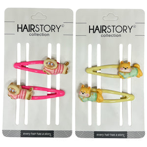 HAIRSTORY Animal Colorful Bean Snap clip (#21-A)