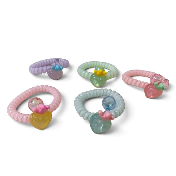 HAIRSTORY #23 Telephone Wire Spiral Coil Pony Hair Tie