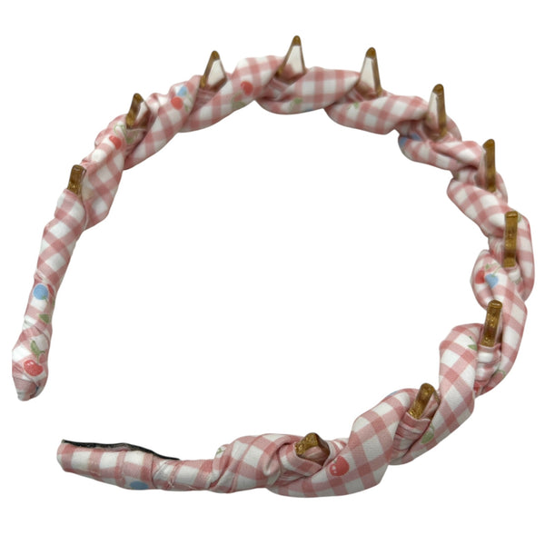 HAIRSTORY Cherry Wrapped Headband