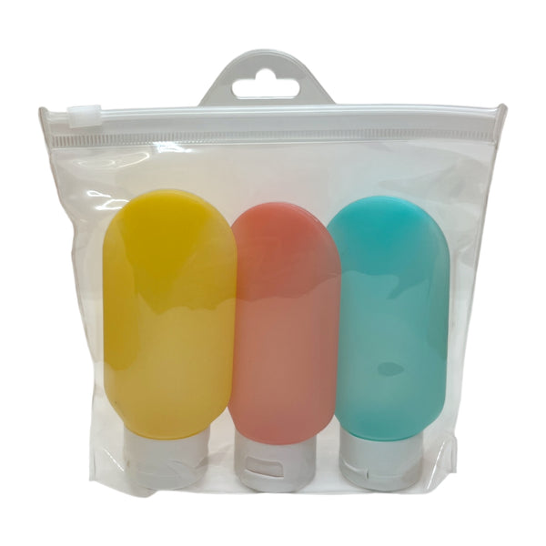 HAIRSTORY Squeezable Travel Bottle 50ml 3Pcs/Set Random Color