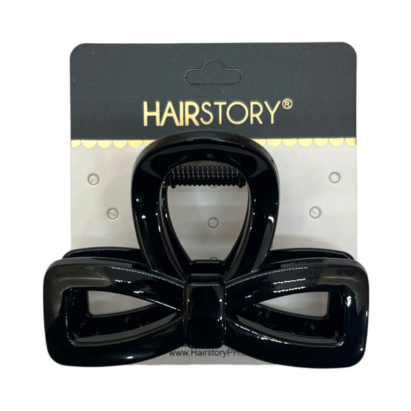 HAIRSTORY D903 Glossy Bow Hair Claw
