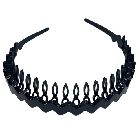 Black & Brown Shark Tooth Headband