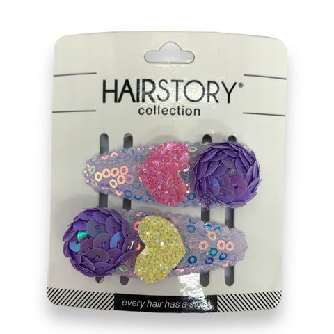 HAIRSTORY Cute Colored Snap Clip (#25)