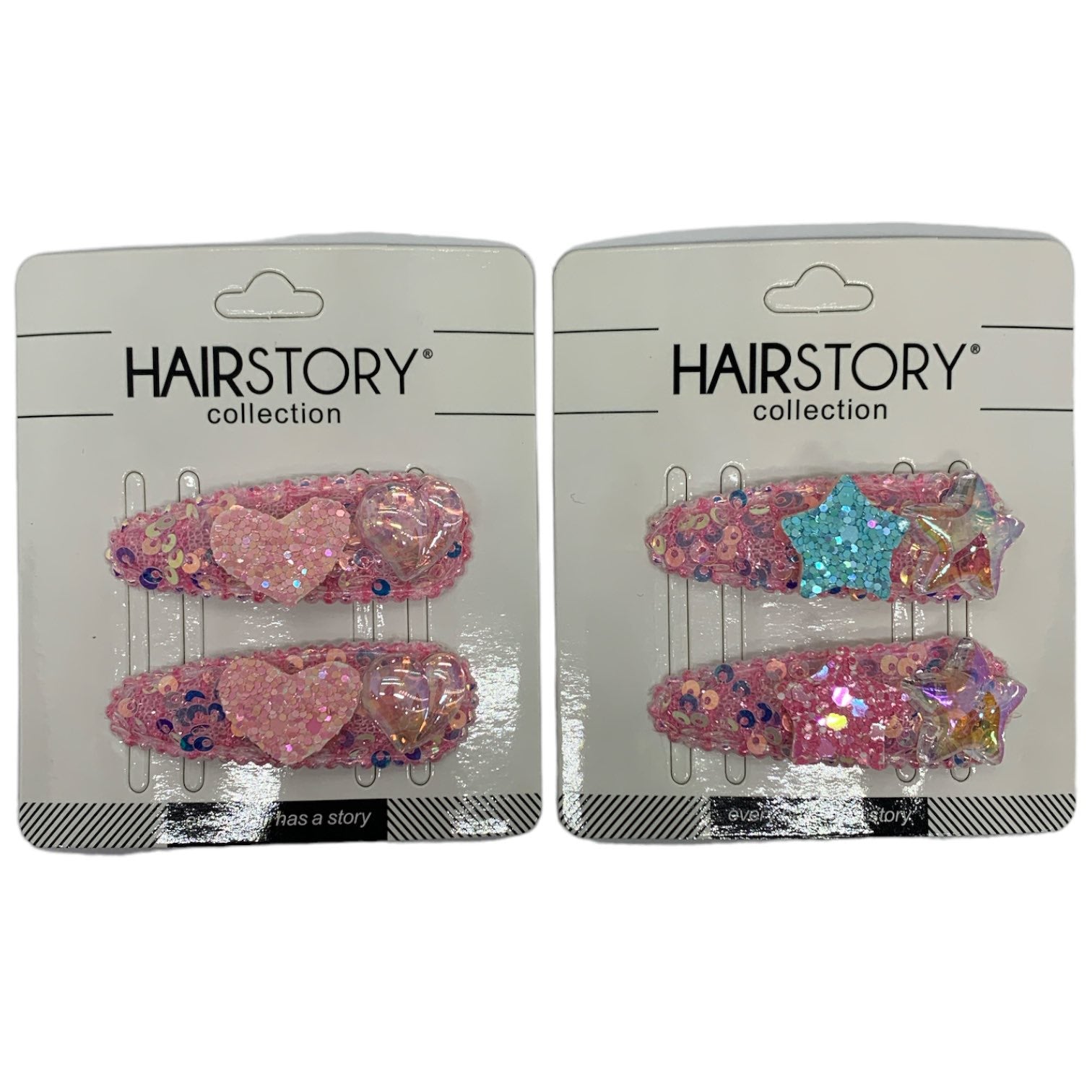 HAIRSTORY Cute Colored Snap Clip (#25)