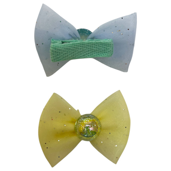 HAIRSTORY Glittered Ribbon Pin Curl (001-GR)