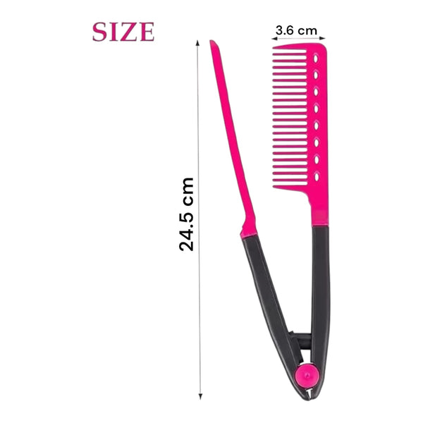 HAIRSTORY D6028 CURLING/STRAIGHT STYLING COMB RANDOM COLOR