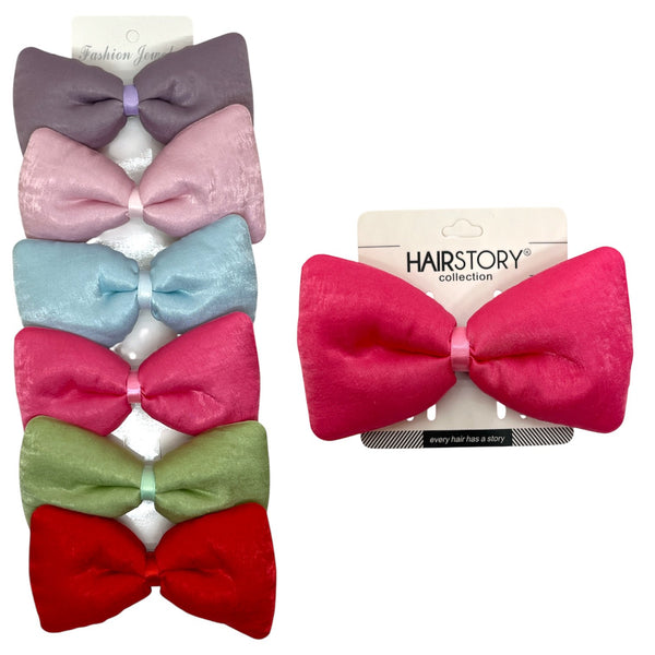 HAIRSTORY BHO00137 Classic Satin Hair Bow