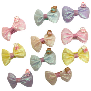 HAIRSTORY Metallic Animal Ribbon Charm Pin Curl (001-MRA)