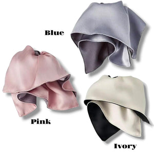 HAIRSTORY #6028 Square Scrunchies Reversible