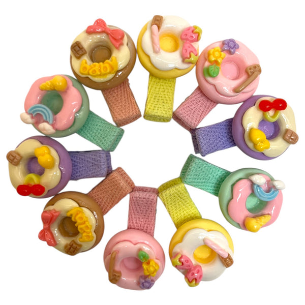 HAIRSTORY Donut Charm Pin Curl (001-D)