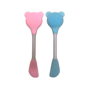 HAIRSTORY SD8040 Double Head Silicone Facial Cleansing & Mask Brush