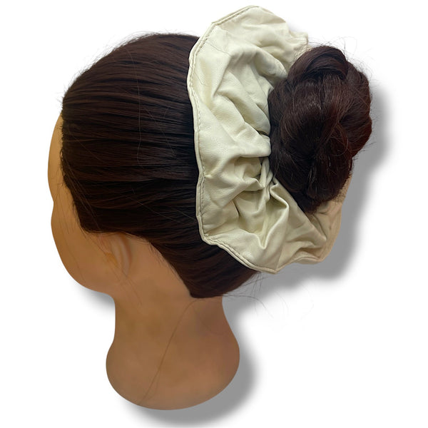 HAIRSTORY #6039 Leatherette Scrunchies