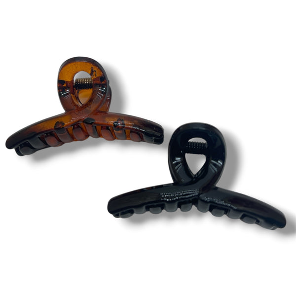 HAIRSTORY A15-3843 - D746 Black & Brown Tiny Hair Clamp Clips