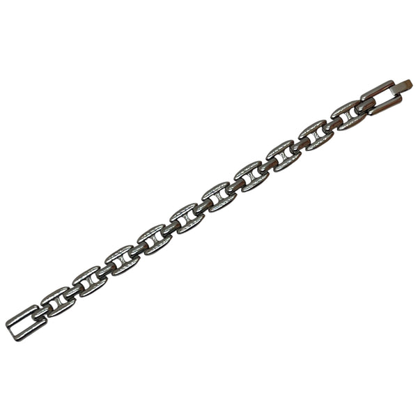 HAIRSTORY Men’s Silver Stainless Chain Bracelet