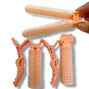 HAIRSTORY #8071 4in1 Puffy Hair Styling Set (Rollers, Clip) Random Color