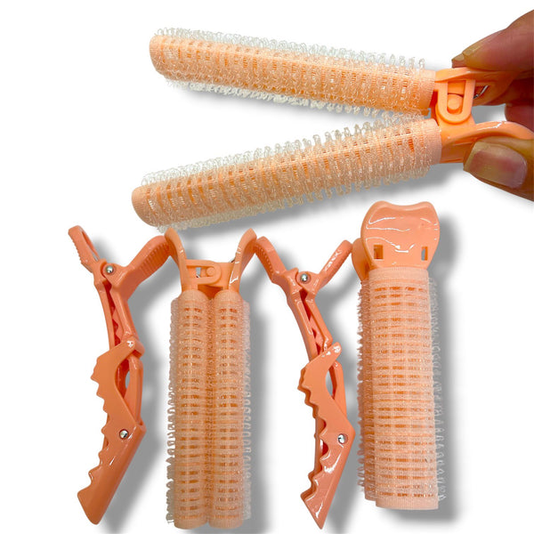 HAIRSTORY #8071 4in1 Puffy Hair Styling Set (Rollers, Clip) Random Color