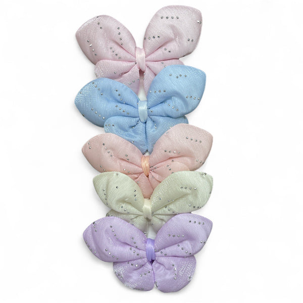 HAIRSTORY Shimmered Chiffon Butterfly Pin Curl (002-SCB)