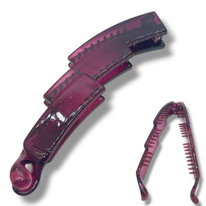 HAIRSTORY Y7030 France Multi-Color Zigzag Banana Clamp