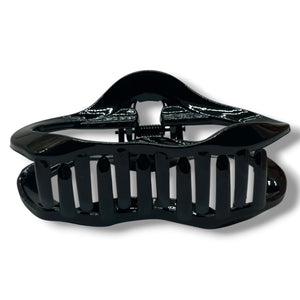 HAIRSTORY Glossy Black Cloud Hair Claw Clamp
