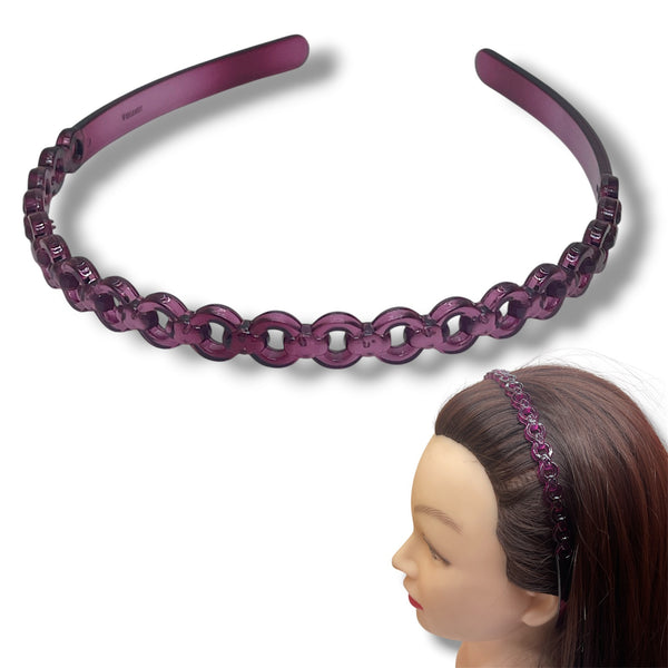 HAIRSTORY T084 France Multi-Color Chain Link Headband