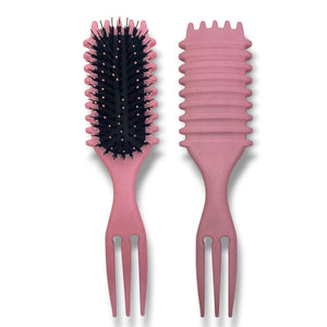 HAIRSTORY #9041 2in1 Defining Styling Brush Double Edges Rectangle Random Color