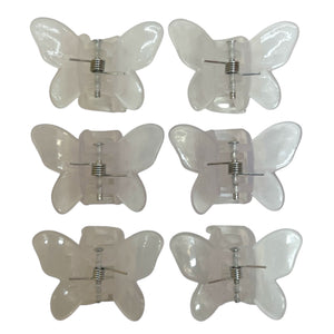 HAIRSTORY Sun UV Color Changing Clips Small Butterfly Hair Claw