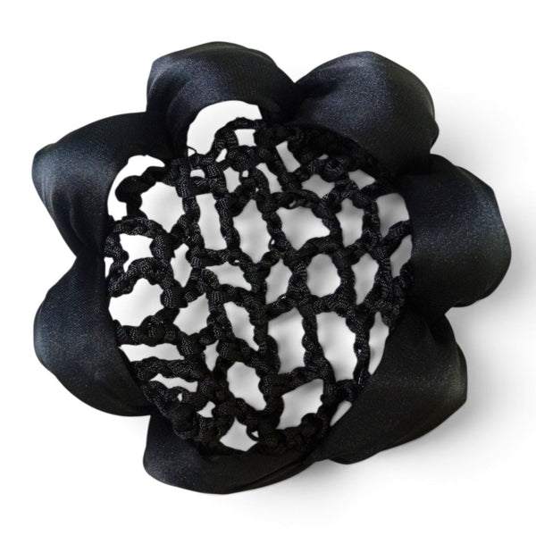 HAIRSTORY G73-G75 Black Velvet Hair Net Bun