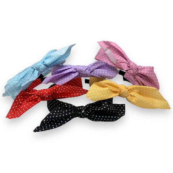 HAIRSTORY Polka Headband-#9A