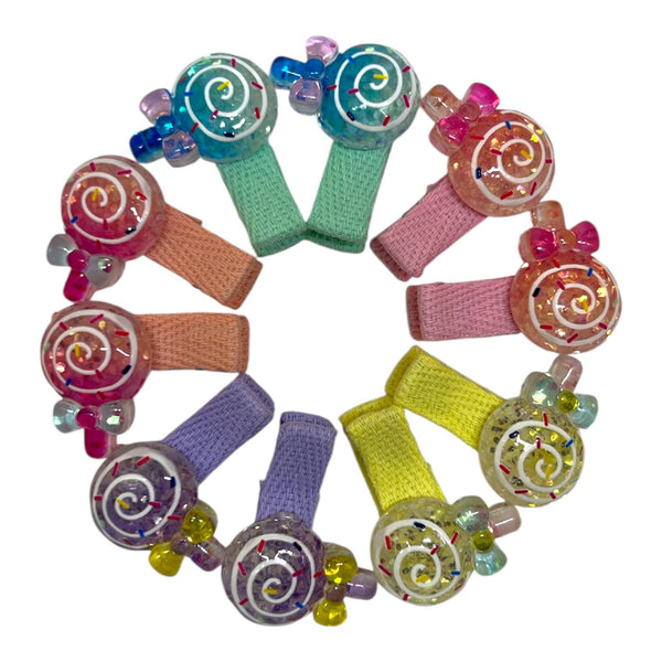 HAIRSTORY Lollipop Charm Snap Clip (001-L)