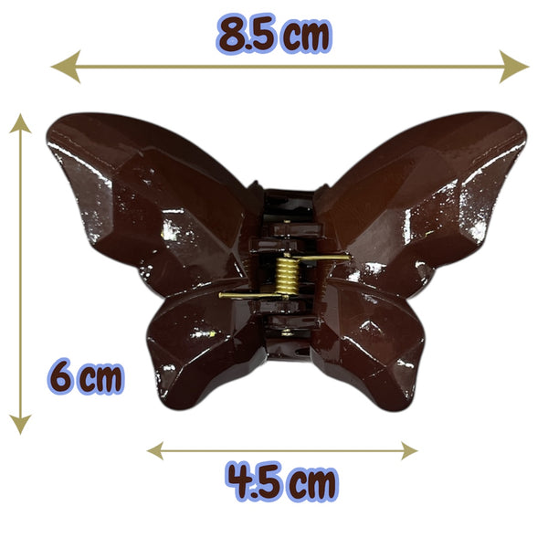HAIRSTORY B101 Shimmer Butterfly Hair Clamp Clips