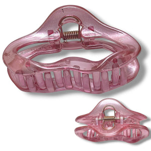 HAIRSTORY D829 CHROME Cloud Hair Claw Clip