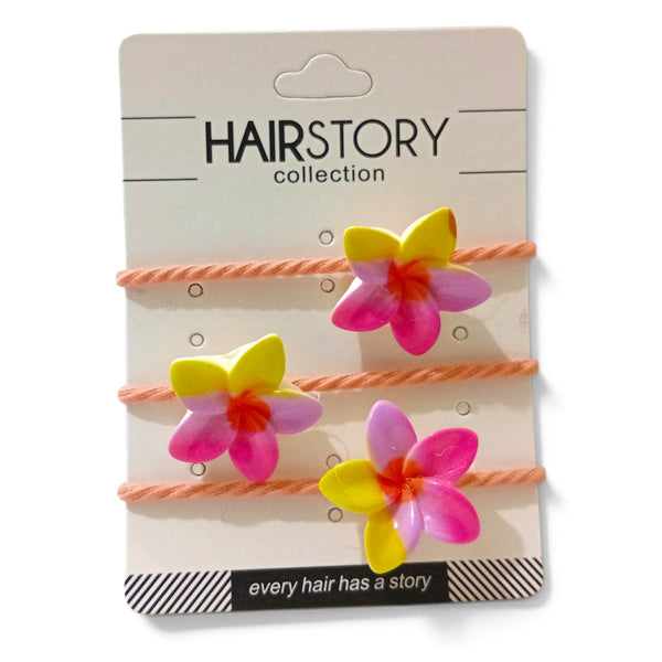 HAIRSTORY Tropical Flower Hair Tie