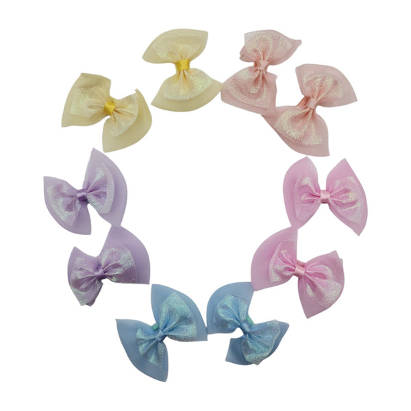 HAIRSTORY Metallic Ribbon Pin Curl (001-MR)