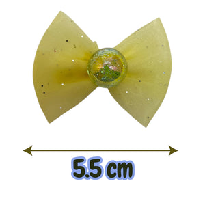 HAIRSTORY Glittered Ribbon Pin Curl (001-GR)