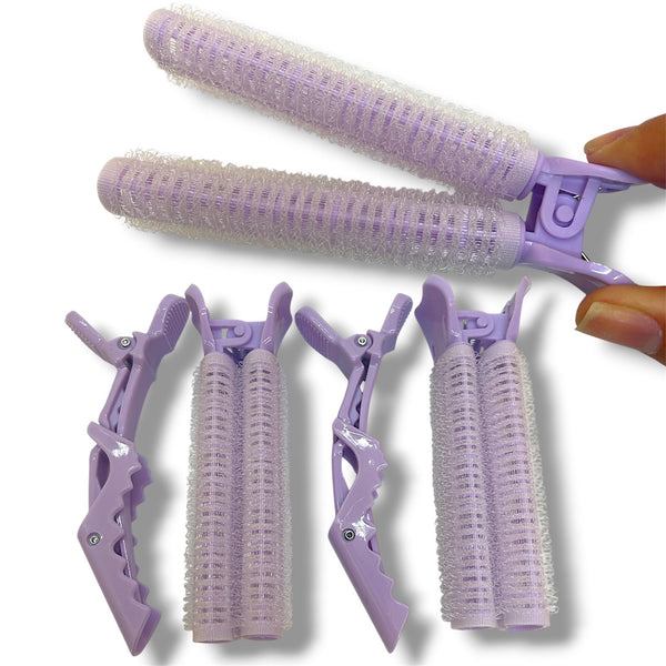 HAIRSTORY #8071 4in1 Puffy Hair Styling Set (Rollers, Clip) Random Color