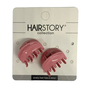 HAIRSTORY Sorbet Colored Small Hair Clamp Clips - D349