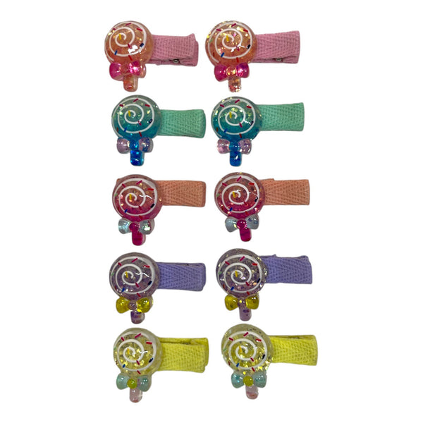 HAIRSTORY Lollipop Charm Snap Clip (001-L)