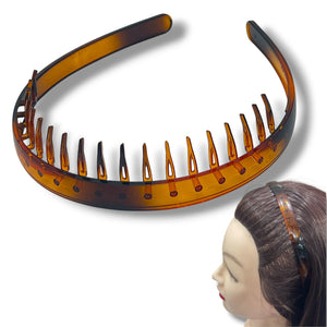 HAIRSTORY T009 France Multi-Color Shark Tooth Headband