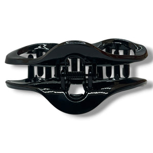 HAIRSTORY Glossy Black Cloud Hair Claw Clamp