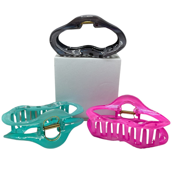 HAIRSTORY D829-D805 Shimmer Cloud Hair Claw Clamp