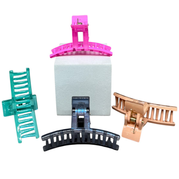 HAIRSTORY D556 Shimmer Basic Small T Hair Claw Clamp Clip