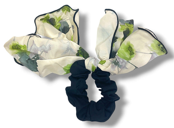 HAIRSTORY 6041 Bow Knot Scrunchies Floral