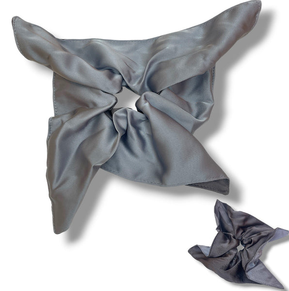 HAIRSTORY #6028 Square Scrunchies Reversible