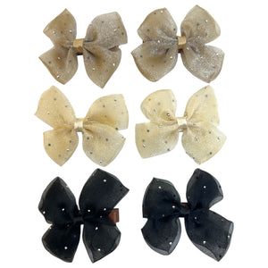 HAIRSTORY Shimmer Organza Ribbon Pin Curl (003-SOR)