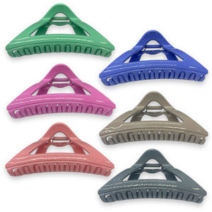 HAIRSTORY SORBET Large Triangle Hair Claw Clamp-D783