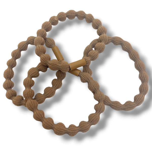 HAIRSTORY 6047 Wave Elastic Hair Tie with Tube Accent
